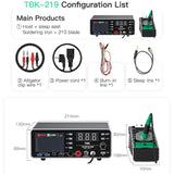 TBK-219 20V / 5A All-purpose Integrated Workstation Power Supply with C210 Soldering Iron, US Plug, AU Plug, EU Plug, UK Plug