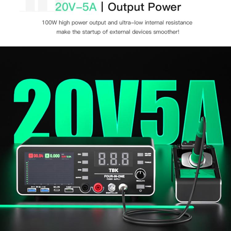 TBK-219 20V / 5A All-purpose Integrated Workstation Power Supply with C210 Soldering Iron, US Plug, AU Plug, EU Plug, UK Plug