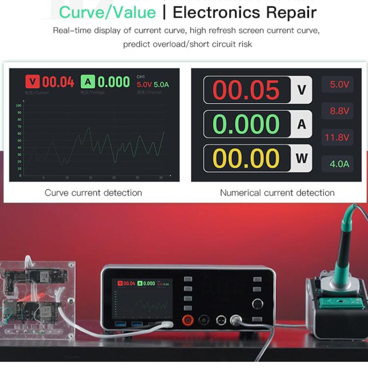 TBK-219 20V / 5A All-purpose Integrated Workstation Power Supply with C210 Soldering Iron, US Plug, AU Plug, EU Plug, UK Plug