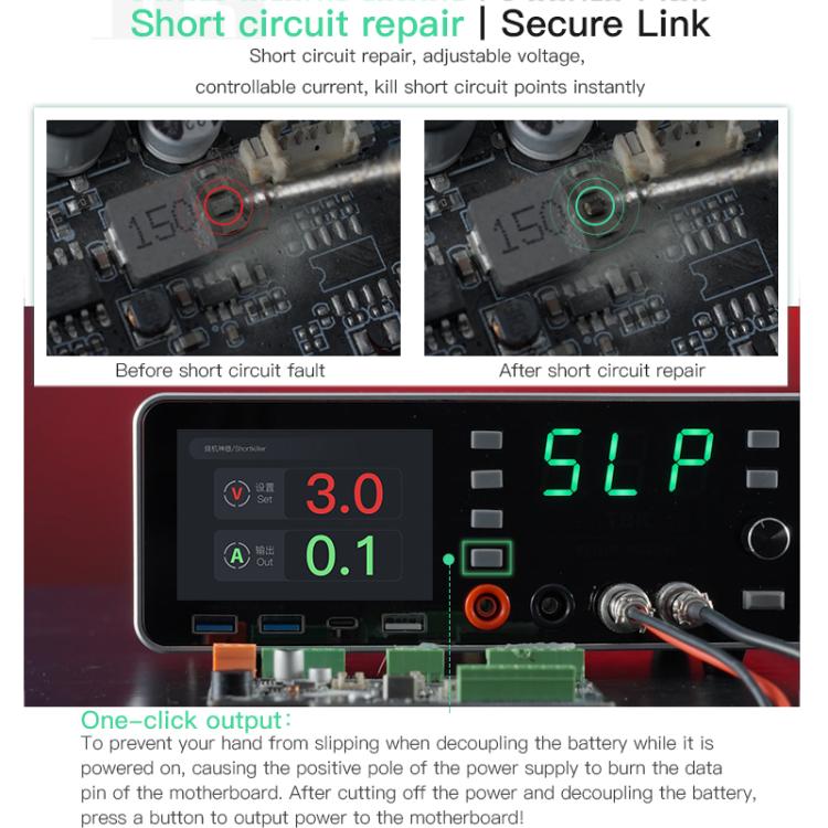TBK-219 20V / 5A All-purpose Integrated Workstation Power Supply with C210 Soldering Iron, US Plug, AU Plug, EU Plug, UK Plug