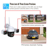 QX155 6MP Triple Camera WiFi Version Supports Humanoid Detection, EU Plug, US Plug, UK Plug, AU Plug