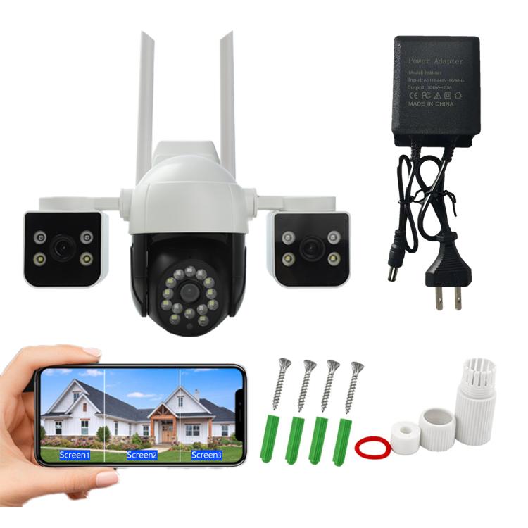 QX155 6MP Triple Camera SE Asia 4G Version Supports Humanoid Detection, EU Plug, US Plug, UK Plug, AU Plug