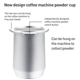 54mm Coffee Machine Handle Dosing Cup Mug Coffee Powder Feeder For Breville 8 Series, For Breville 8 Series Powder Feeder, For Breville 8 Series
