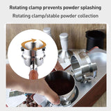 54mm Coffee Dosing Funnel Ring Stainless Steel Coffee Powder Dispenser for Breville 8 Series, For Breville 8 Series Powder Dispenser
