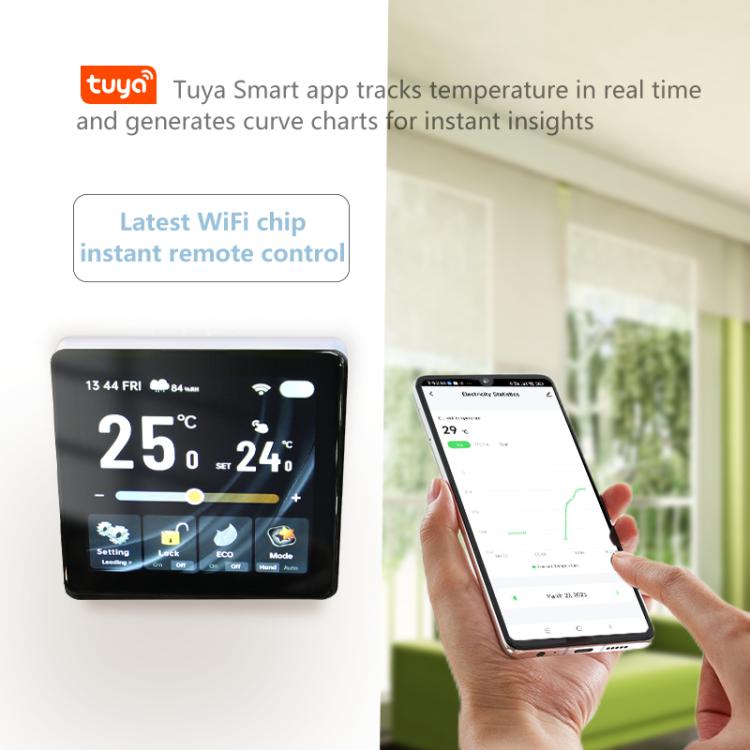 4 inch Screen Smart Thermostat, BHT-2005GA Water Heating, BHT-2005GB Electric Heating, BHT-2005GC Boiler Heating, BHT-2005GALW Water Heating WiFi, BHT-2005GBLW Electric Heating WiFi, BHT-2005GCLW Boiler Heating WiFi