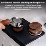 Silicone Coffee Pad Press Tool Espresso Tamper Mat, Roud Pad, Corner Pad