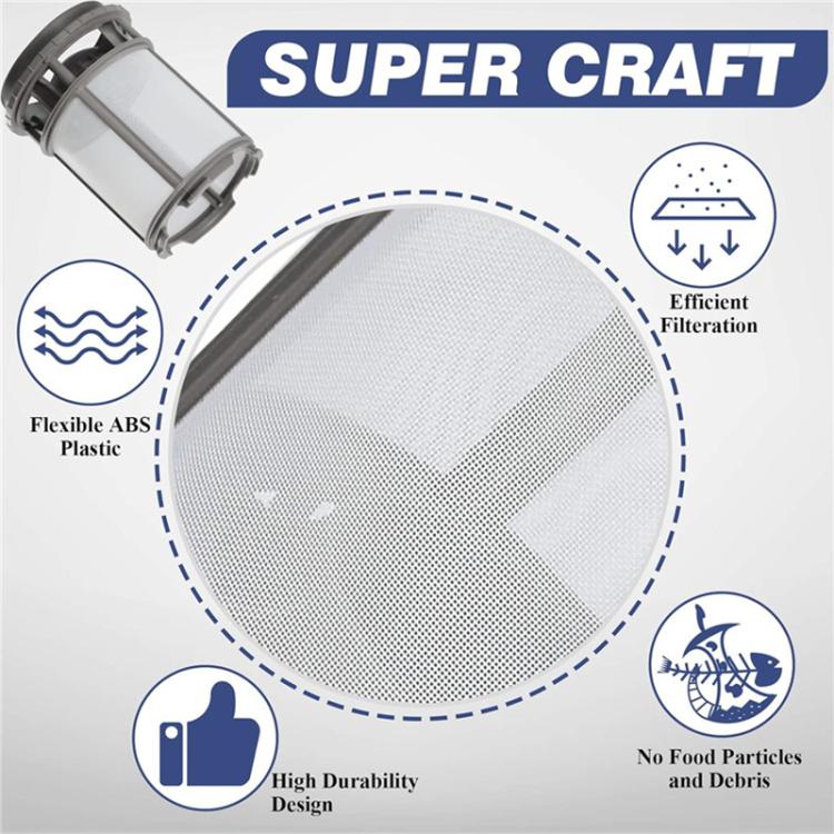 Dishwasher Pump Filter Cup for Whirlpool Kenmore W10872845, Filter Cup