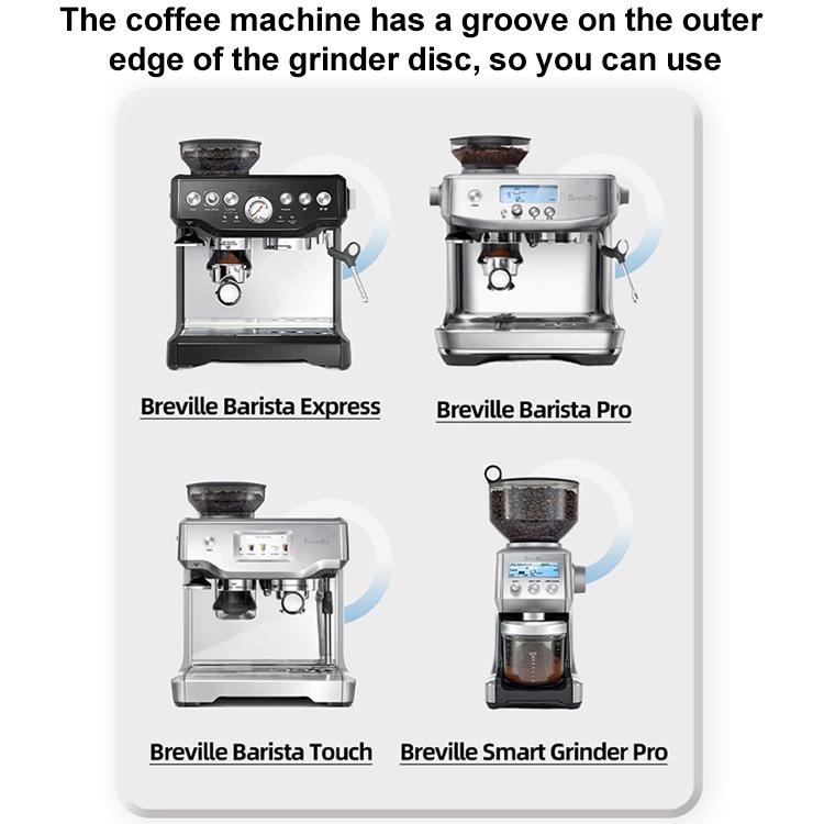 Coffee Grinder Silicone Burr Dosing Sealing Ring For Breville, 54mm Inner