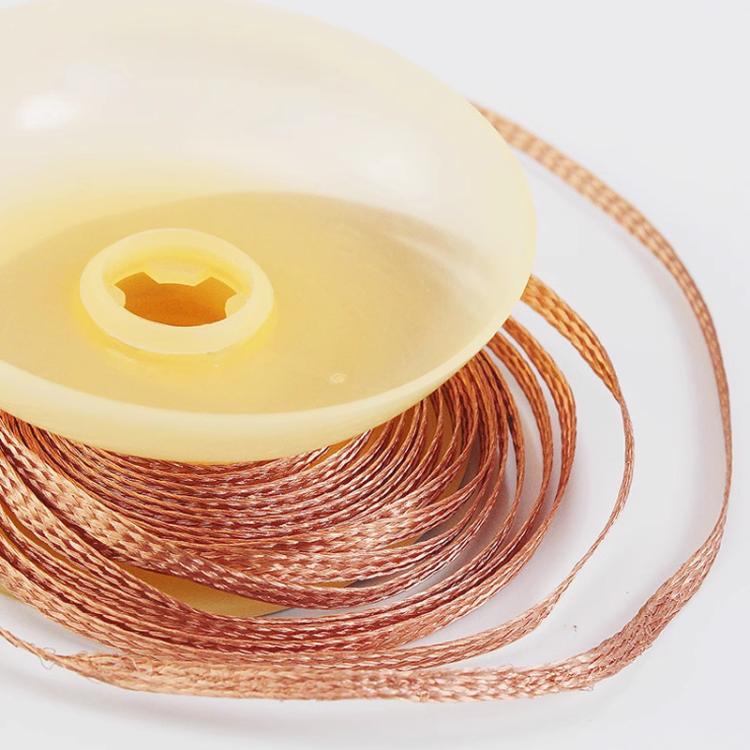 Strong Tin Absorption Wire, 1520(1.5mm x 2m), 2020(2.0mm x 2m), 2520(2.5mm x 2m), 3020(3.0mm x 2m), 3520(3.5mm x 2m)