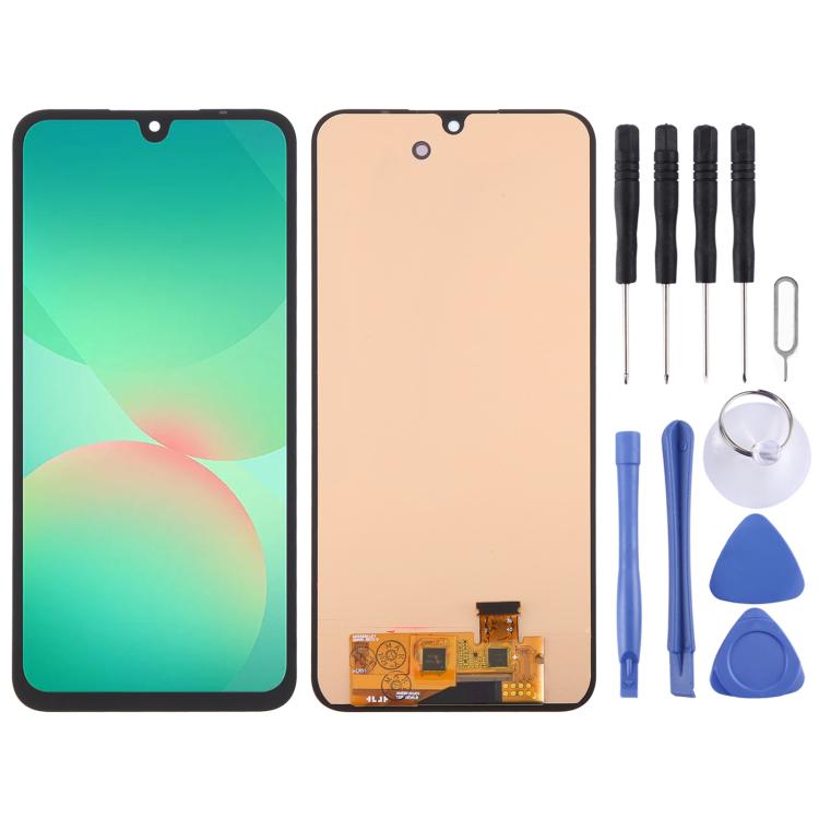 OLED LCD Screen With Digitizer Full Assembly, For Samsung Galaxy F16 SM-E166P 6.46 inch, For Samsung Galaxy F16 SM-E166P 6.66 inch, For Samsung Galaxy M16 SM-M166P 6.46 inch, For Samsung Galaxy M16 SM-M166P 6.66 inch                                    ... For Samsung Galaxy A26 SM-A266B 6.66 inch