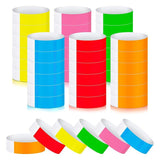600pcs Disposable Waterproof Colored Bracelet