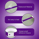 600pcs Disposable Waterproof Colored Bracelet