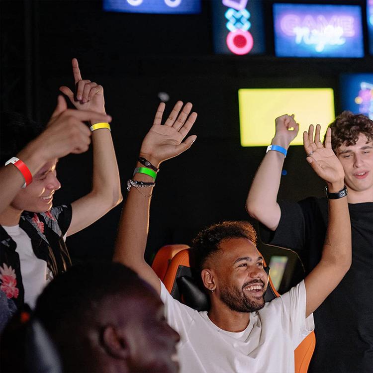 600pcs Disposable Waterproof Colored Bracelet