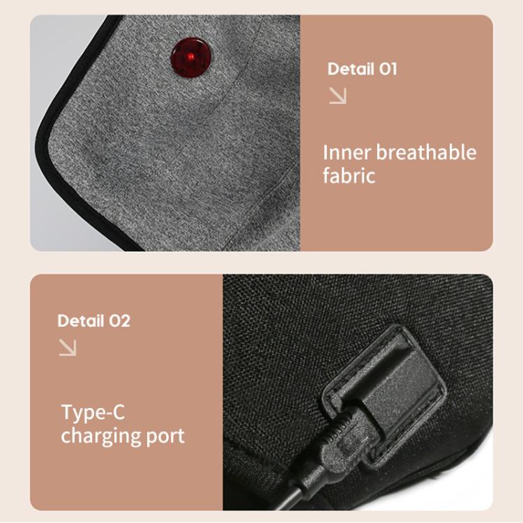 WG-JB-704 Home Rechargeable Heating Knee Massager Joint Knee Pad Massager, Single, Dual