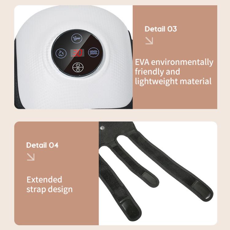 WG-JB-704 Home Rechargeable Heating Knee Massager Joint Knee Pad Massager, Single, Dual