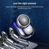 WG-P10X Portable Rechargeable LED Digital Display Electric Shaver