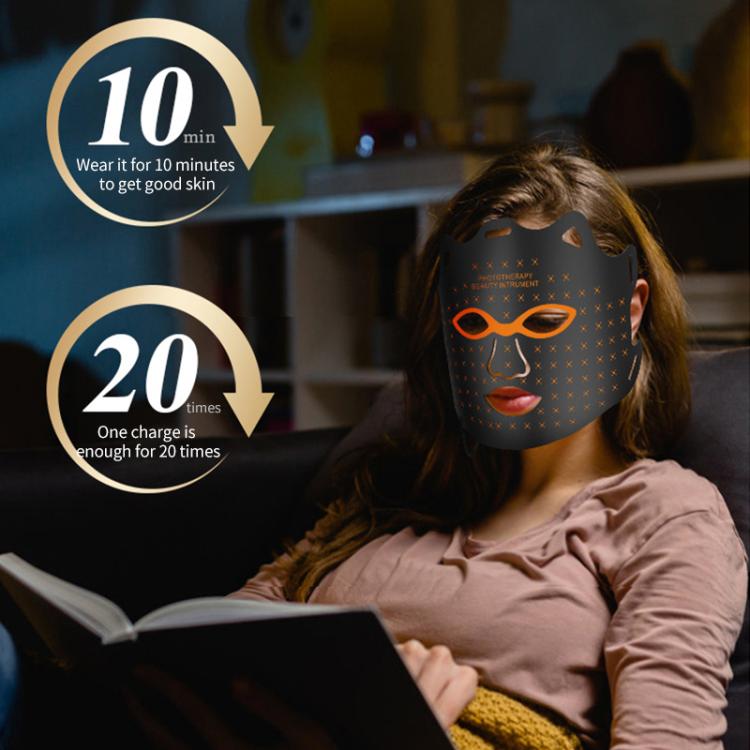 WG-SP-1103 LED Colorful Photon Rejuvenation Mask Facial Beauty Instrument, Regular, EU Plug, US Plug, UK Plug