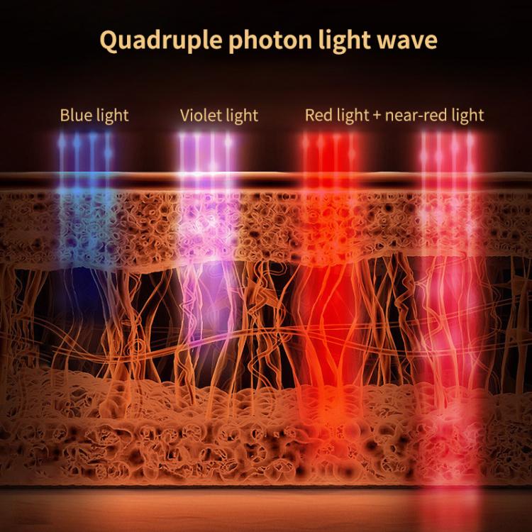 WG-B-M03 Vibration Massage Photon Mask Photon Rejuvenation Facial Beauty Device, EU Plug, US Plug, UK Plug