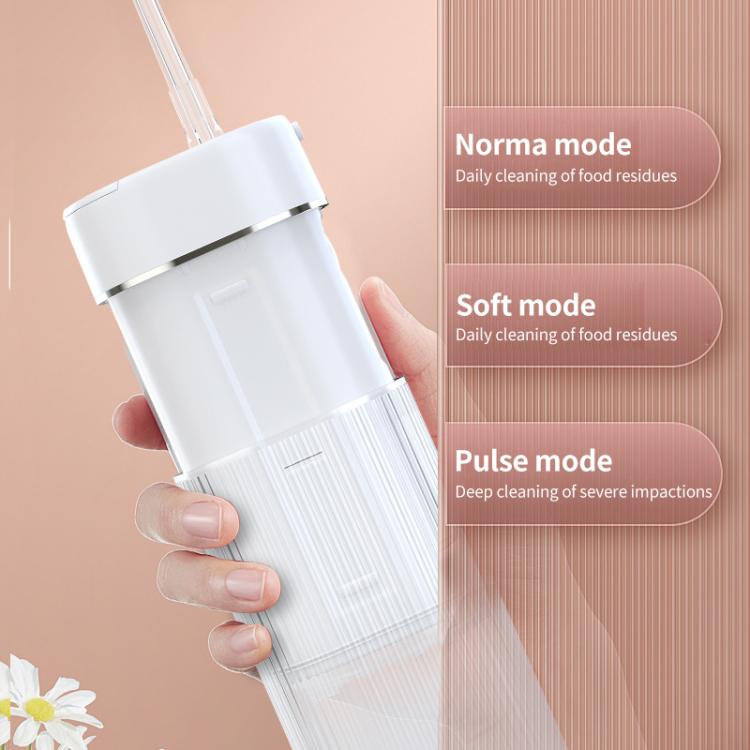 WF-B309 Retractable Electric Water Flosser Portable Oral Irrigator, 190ml Water Tank, WF-B309