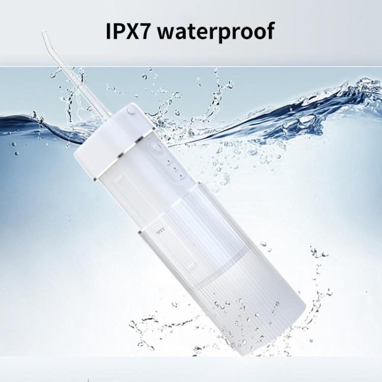 WF-B309 Retractable Electric Water Flosser Portable Oral Irrigator, 190ml Water Tank, WF-B309