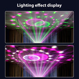 Sunflower Magic Ball Light LED RGB Rotating Stage Lamp, Voice Control, Remote Control