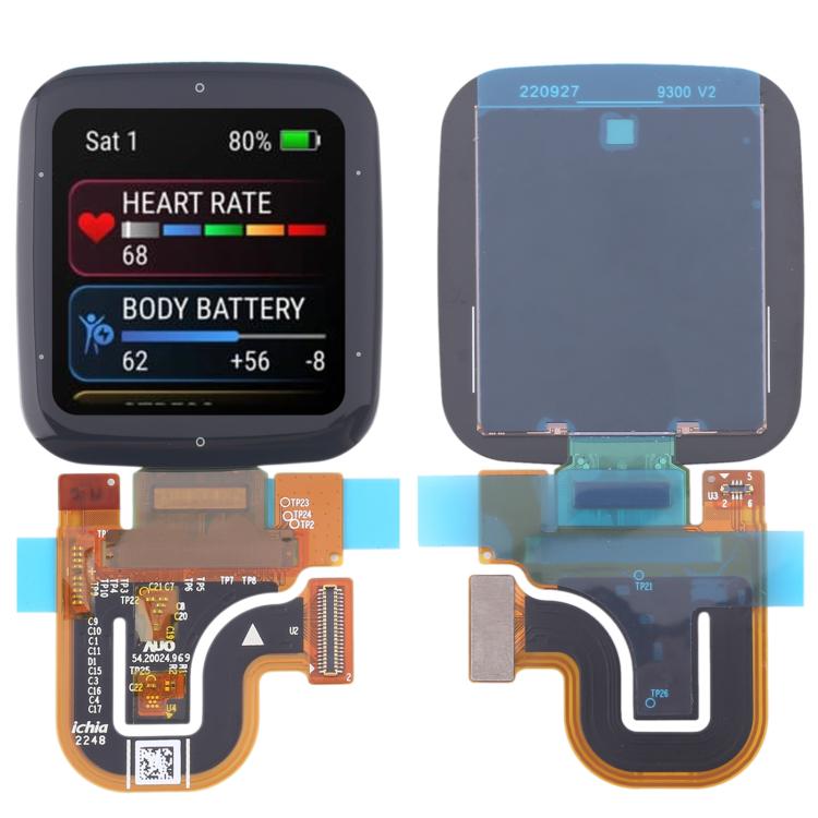 Original LCD Screen with Digitizer Full Assembly, Without NFC Sticker, For Garmin D2 Air X10, For Garmin Vivoactive 6, For Garmin Venu 3S, For Garmin Approach S70 42mm, For Garmin Venu SQ 2 Music