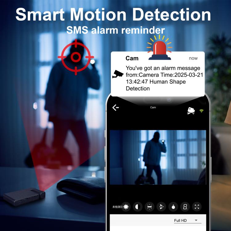 TN-5 1080P HD WIFI Mini Camera Video Recorder, TN-5