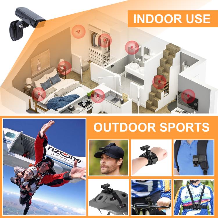 TN-6 Multifunctional HD WIFI Mini Camera Video Recorder, TN-6