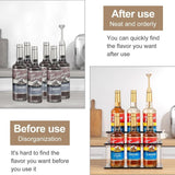 YX164 Acrylic 2 Tier Coffee Syrups Bottle Rack Organizer, YX164