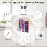 YX166 Acrylic Straw Wall Mount Bracket, with Double Sided Adhesion Stickers, YX166