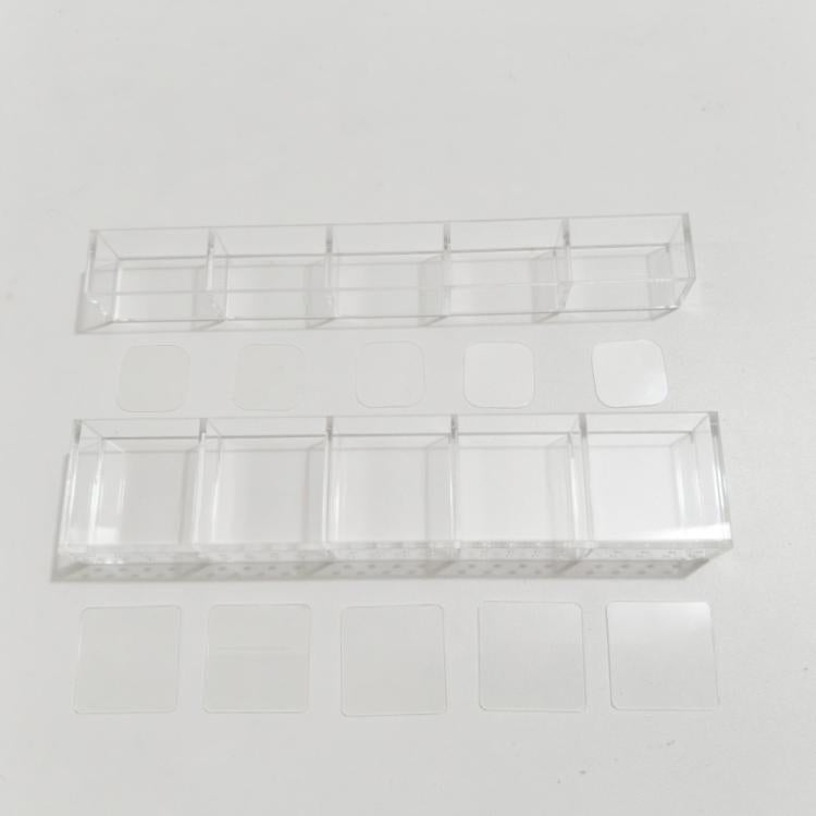 YX166 Acrylic Straw Wall Mount Bracket, with Double Sided Adhesion Stickers, YX166