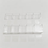 YX166 Acrylic Straw Wall Mount Bracket, with Double Sided Adhesion Stickers, YX166