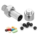 Simulation Spare Tire Screw Capsule Medicine Storage Tank Pill Storage Organizer, Screw Pill Storage Tank