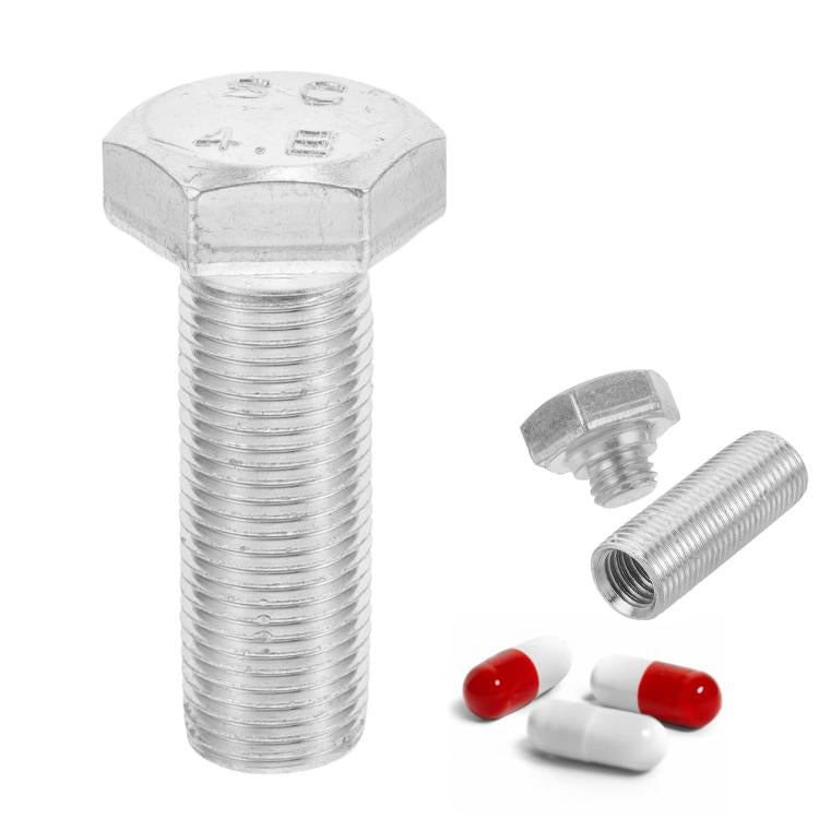 Portable Hexagonal Screw Medicine Storage Tank Pill Storage Box, Hexagonal Screw Pill Storage Tank