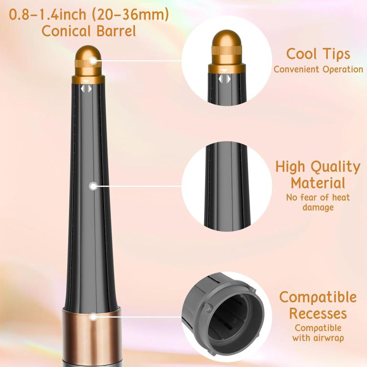 Long Conical Curling Iron Accessories For Dyson Airwrap HS01/ HS05 / HS08