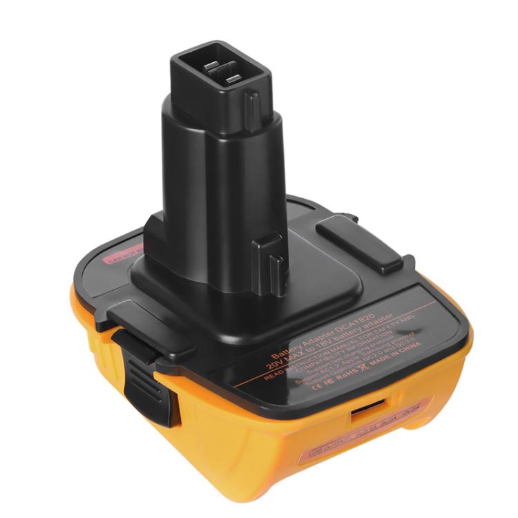 DCA1820 Battery Adapter Converter With USB-A Port for DeWALT Electric Saw Tools