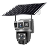VTS02 4MP Multi-lens Panoramic Solar Surveillance PTZ Dome Camera, Southeast Asia WiFi, Southeast Asia 4G, Southeast Asia 4G-AOV, European 4G European 4G