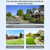 VTS29 6MP Multi-lens Panoramic Solar Surveillance PTZ Dome Camera, Southeast Asia WiFi, Southeast Asia 4G, European 4G