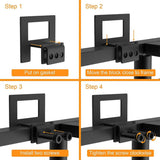 6pcs / Set Anti-slip Mattress Baffles For Metal Bed Frame Fasteners Slide Limiter