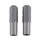 2pcs/Pack Screwdriver Drill Adapter Hexagonal Handle Screwdriver Tool Conversion Connector