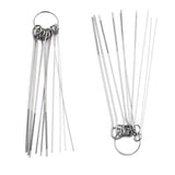 10 Set Welding High Density Stainless Steel Through Needle