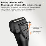 Full Body Washable LED Digital Display Reciprocating Electric Shaver