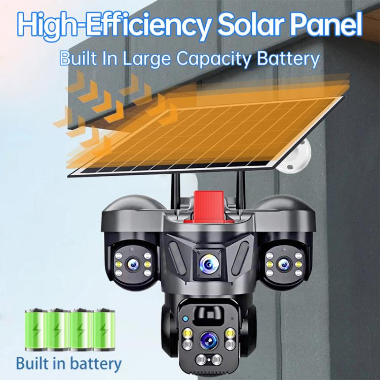 D31 9MP Multi-lens Panoramic Solar Surveillance PTZ Dome Camera, D31 Southeast Asia WiFi, D31 Southeast Asia 4G, D31 European 4G