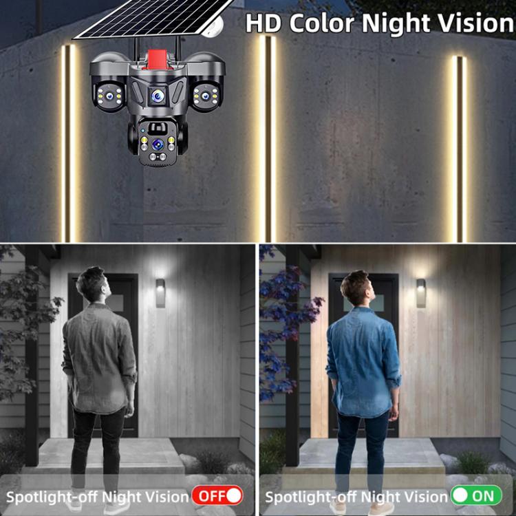 D31 9MP Multi-lens Panoramic Solar Surveillance PTZ Dome Camera, D31 Southeast Asia WiFi, D31 Southeast Asia 4G, D31 European 4G