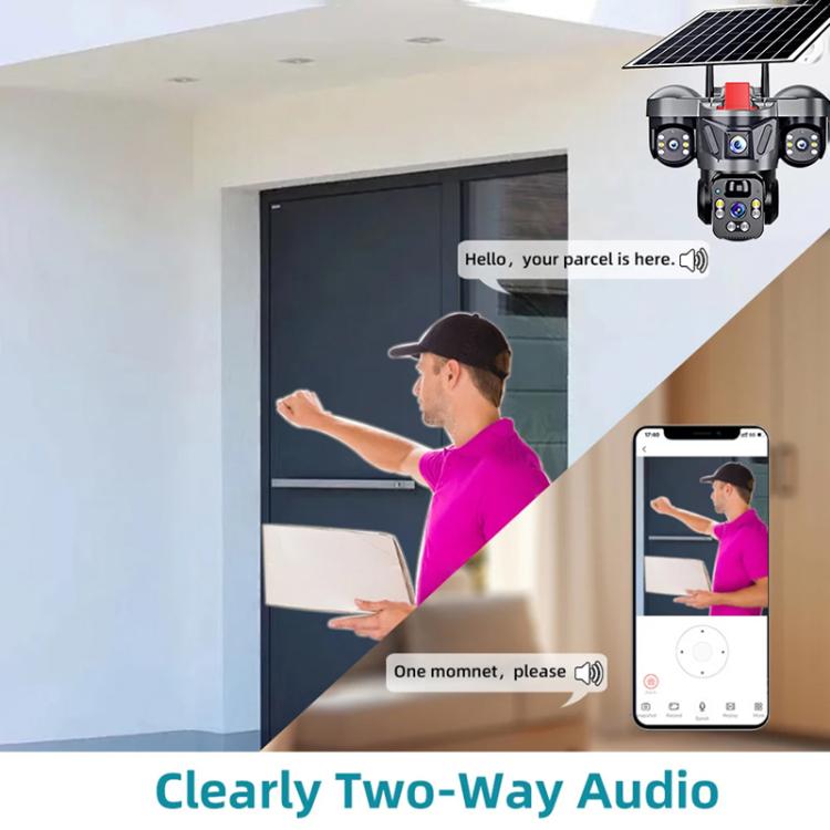 D31 9MP Multi-lens Panoramic Solar Surveillance PTZ Dome Camera, D31 Southeast Asia WiFi, D31 Southeast Asia 4G, D31 European 4G