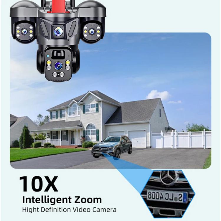 D31 9MP Multi-lens Panoramic Solar Surveillance PTZ Dome Camera, D31 Southeast Asia WiFi, D31 Southeast Asia 4G, D31 European 4G