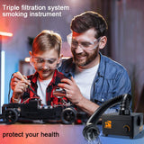 CP-308 Desktop Smoking Apparatus Solder Fume Purifier, US Plug