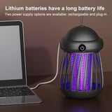 Jellyfish Portable UV Light Trapping Electric Mosquito Killer Lamp, Rechargeable, USB Power-in