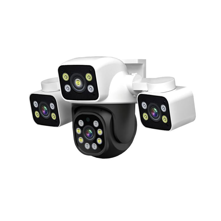 ESCAM PT223 3x4MP HD Motion Detection WiFi Three-screen PTZ IP Camera, EU Plug, US Plug, UK Plug, AU Plug US Plug