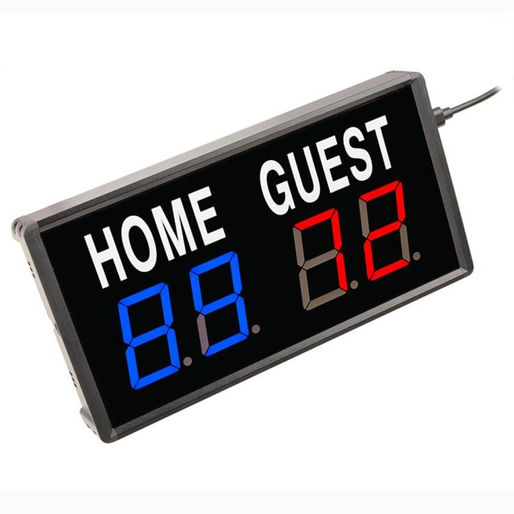 KYX--0014 LED Portable Electronic Scoreboard Remote Control Sports Game Score Record, AU Plug, US Plug, EU Plug, UK Plug